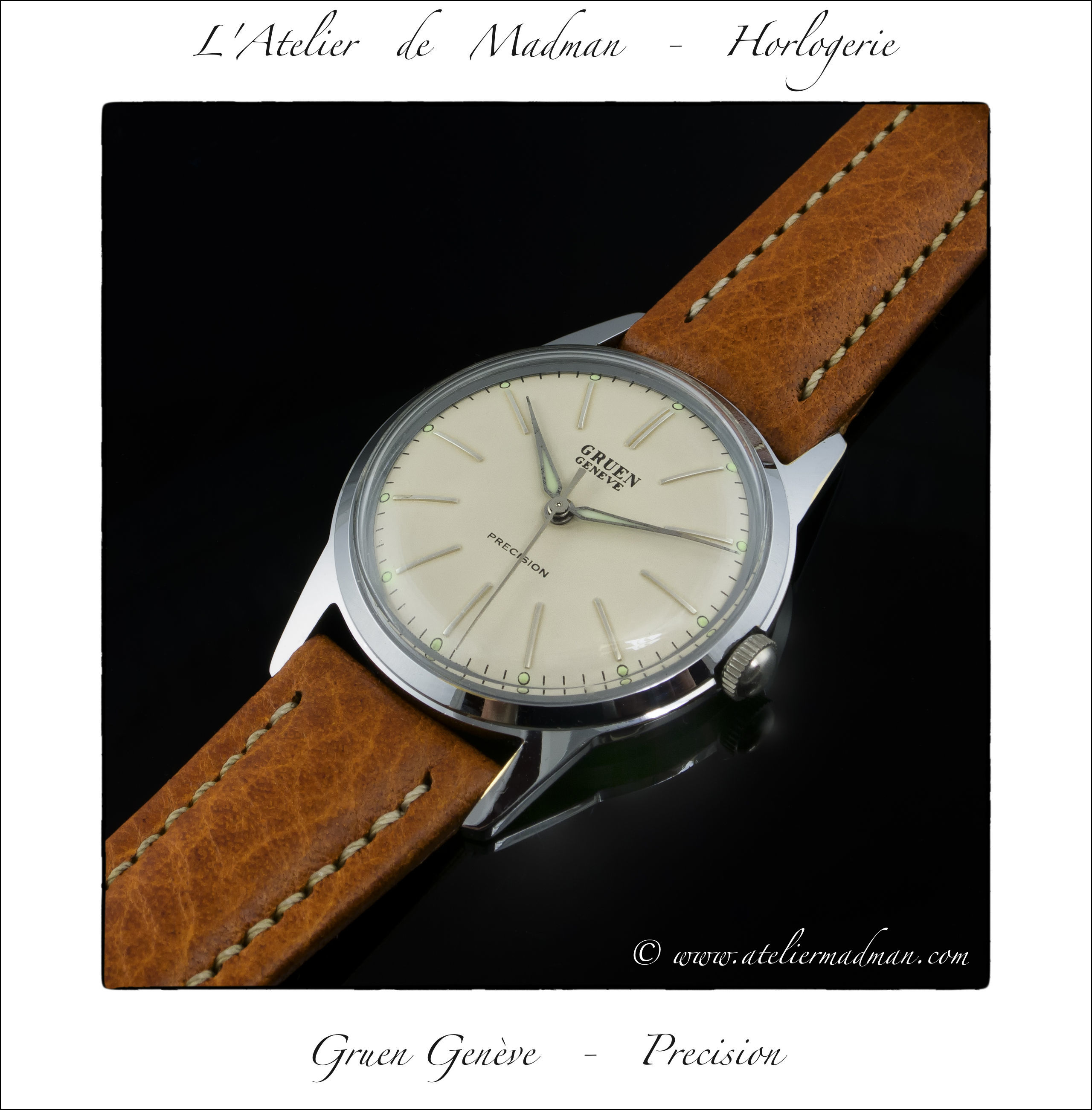 Pièces De Mouvement D'horlogerie Gruen 370 - Double Plateau - Neuf D'origine